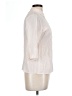 Olive 100% Viscose Stripes Ivory 3/4 Sleeve Button-Down Shirt Size L (estimated) - photo 4