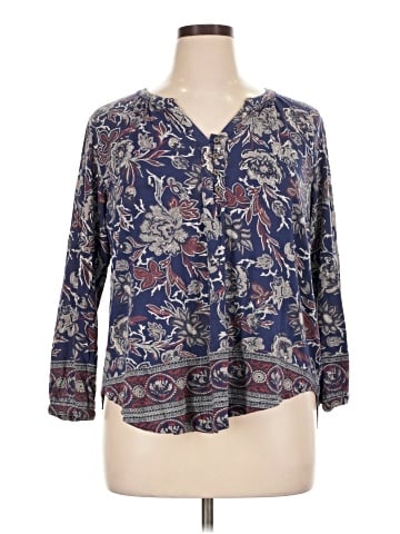 Lucky Brand 3/4 Sleeve Blouse (view 1)