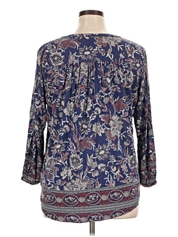 Lucky Brand 3/4 Sleeve Blouse (view 2)