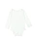 Hanes Solid White Long Sleeve Onesie Size 12-18 mo - photo 1