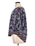 Lucky Brand Paisley Blue 3/4 Sleeve Blouse Size XL - photo 5