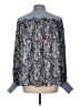 ALEMAIS Paisley Blue Long Sleeve Silk Top Size 8 - photo 2