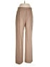 Max Mara Chevron-herringbone Tan Wool Pants Size EU (IT) 48 / US 12 - photo 1
