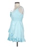 Blanco by Nature Blue Cocktail Dress Size S - photo 5