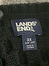 Lands' End Chevron-herringbone Black Pullover Sweater Size 3X - photo 7
