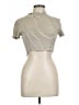 Reformation Tan Short Sleeve Turtleneck Size L - photo 1