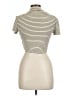 Reformation Tan Short Sleeve Turtleneck Size L - photo 2