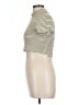 Reformation Tan Short Sleeve Turtleneck Size L - photo 5