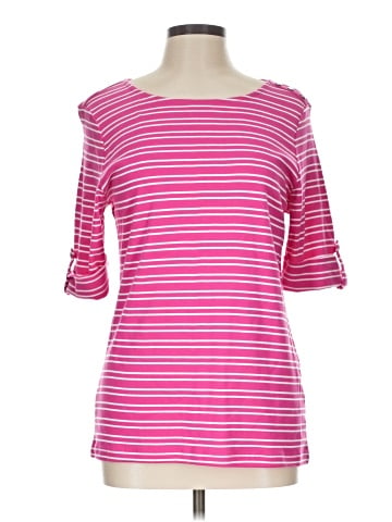 Christopher & Banks 3/4 Sleeve T-Shirt (view 1)