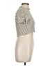 Reformation Tan Short Sleeve Turtleneck Size L - photo 4