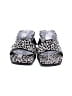 by FAR 100% Leather Animal Print Black White Sandals Size EU 39 - photo 2