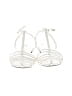 J.Crew 100% Leather Ivory Sandals Size 6 1/2 - photo 2