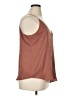Express 100% Polyester Solid Pink Brown Sleeveless Top Size XL - photo 4