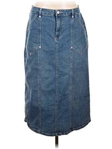 Baccini Denim Skirt (view 1)