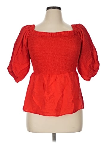 Open Edit 3/4 Sleeve Top (view 1)