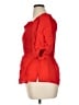 Open Edit Solid Red 3/4 Sleeve Top Size XL - photo 5