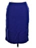 Dalin 100% Wool Solid Blue Wool Skirt Size 12 - photo 1