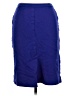 Dalin 100% Wool Solid Blue Wool Skirt Size 12 - photo 2