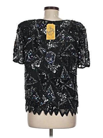 Styleworks Short Sleeve Silk Top (view 2)