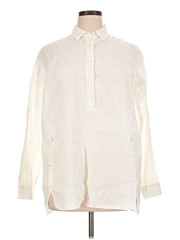 J. McLaughlin Long Sleeve Button-Down Shirt (view 1)