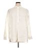 J. McLaughlin 100% Linen Ivory Long Sleeve Button-Down Shirt Size XL - photo 1