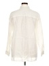 J. McLaughlin 100% Linen Ivory Long Sleeve Button-Down Shirt Size XL - photo 2