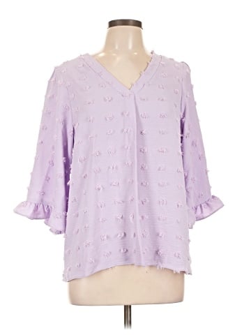 Spin 3/4 Sleeve Blouse (view 1)
