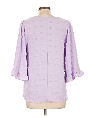 Spin 3/4 Sleeve Blouse (view 2)