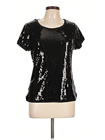 August Silk Short Sleeve Top (view 1)