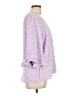 Spin 100% Polyester Purple 3/4 Sleeve Blouse Size L - photo 4