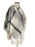J.Crew Factory Store 100% Acrylic Plaid Gray Ivory Wrap One size - photo 4
