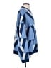 ASOS Design 100% Acrylic Chevron-herringbone Graphic Blue Pullover Sweater Size XXS - photo 4