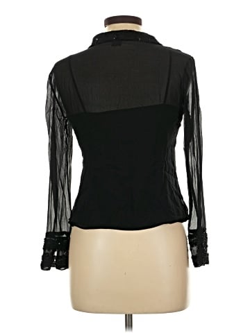 ECI Long Sleeve Silk Top (view 2)