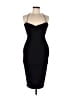Nookie Solid Black Cocktail Dress Size L - photo 1