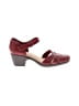 Clarks Burgundy Heels Size 9 1/2 - photo 1