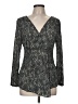 Susan Lawrence Gray Long Sleeve Blouse Size M - photo 1