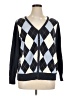 St. John's Bay 100% Cotton Argyle Blue Kimono Size 1X - photo 1