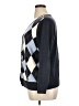St. John's Bay 100% Cotton Argyle Blue Kimono Size 1X - photo 5