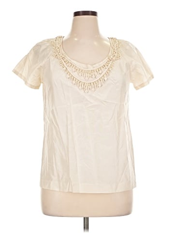 J.Crew Short Sleeve Silk Top (view 1)
