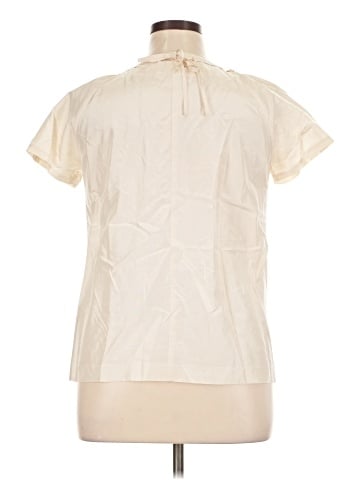 J.Crew Short Sleeve Silk Top (view 2)