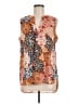 Rose + Olive 100% Polyester Orange Sleeveless Blouse Size M - photo 1