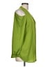 Chico's 100% Polyester Green 3/4 Sleeve Blouse Size Lg (2) - photo 4