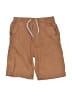 Free Planet 100% Cotton Solid Brown Khaki Shorts Size 6 - photo 1