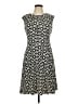 Wisp Print Black Casual Dress Size 10 Petite - photo 1