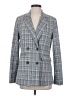 Evereve Plaid Blue Blazer Size S - photo 1