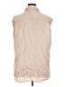 H&M Tan Sleeveless Button-Down Shirt Size XL - photo 2