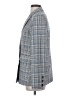 Evereve Plaid Blue Blazer Size S - photo 5