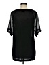 Ella Moss Black Short Sleeve Top Size M - photo 2