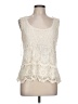 Jennifer Lopez Ivory Sleeveless Blouse Size L - photo 1