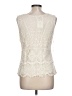 Jennifer Lopez Ivory Sleeveless Blouse Size L - photo 2